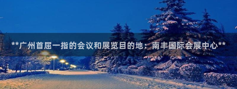 果博集团：**广州首屈一指的会议和展览目的地：南丰国际会展中心**