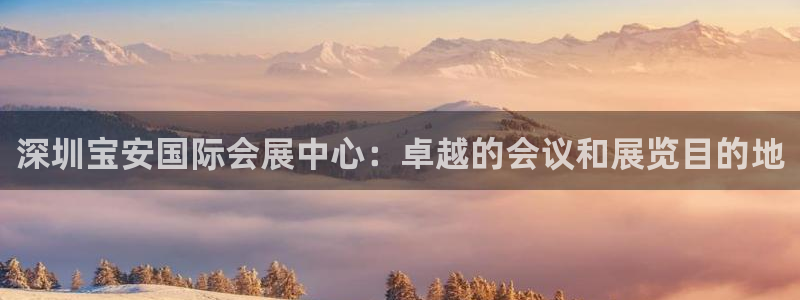 果博注册客服电话是多少号码：深圳宝安国际会展中心：卓越的会议和展览目的地