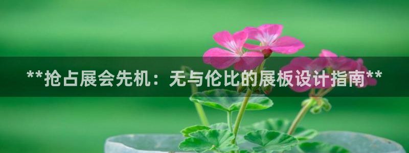 果博代理：**抢占展会先机：无与伦比的展