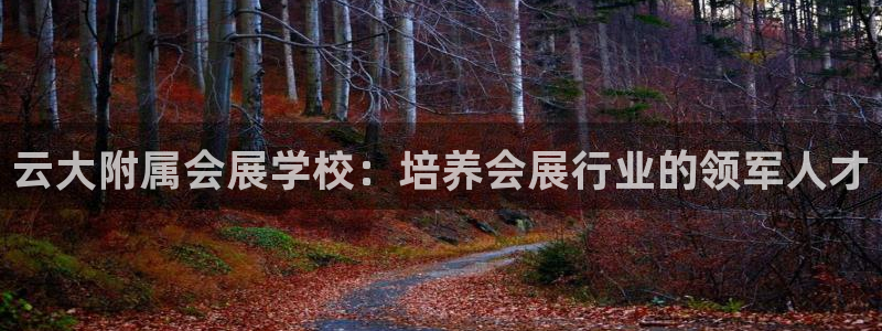 果博注册平台怎么注册的：云大附属会展学校：培养会展行业的领军人才