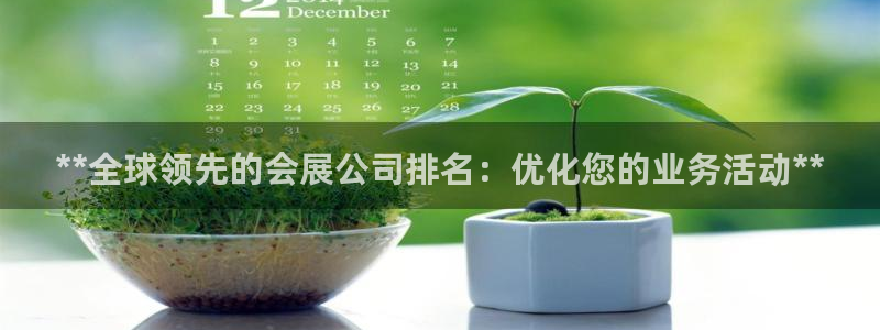 果博注册平台怎么注册：**全球领先的会展公司排名：优化您的业务活动**