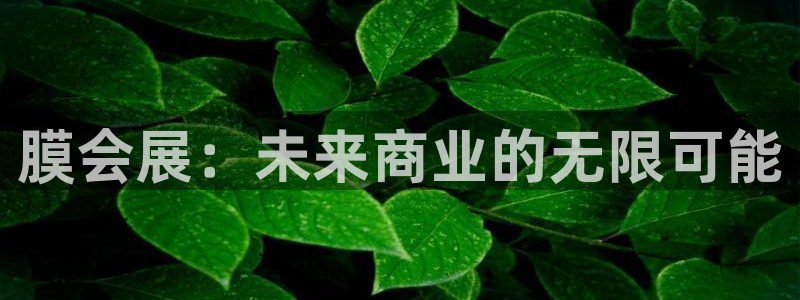 果博平台真实吗安全吗可信吗：膜会展：未来