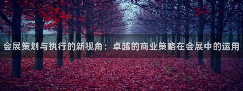 果博注册充值多少钱：会展策划与执行的新视