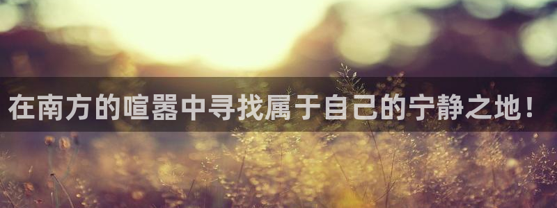 果博注册账号链接：在南方的喧嚣中寻找属于自己的宁静之地！