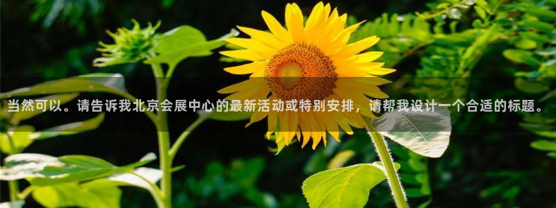 果博平台客服电话：当然可以。请告诉我北京会展中心的最新活动或特别安排，请帮我设计一个合适的标题。